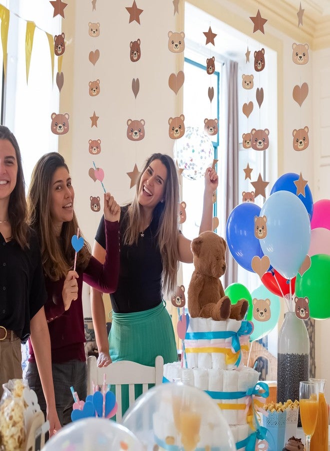 Urlax Bear Birthday Party Decorations, Animal banner for Gender Reveal Birthday Wedding Baby Shower Bearly Theme Boys Girls Decorations(Brown) - Image 4